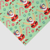 Wrestling Wrestler Holiday Gift Tissuepapier (Detail)