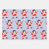 Wrestling Wrestler Holiday Gift Wrapping Paper (Voorkant)