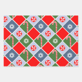 Wrestling Wrestler Holiday Gift Wrapping Paper (Voorkant 2)