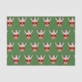 Wrestling Wrestler Kerstfeestdag Gift Tissuepapier (Voorkant)