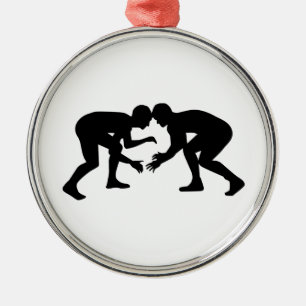 Wrestling Wrestler Metalen Ornament