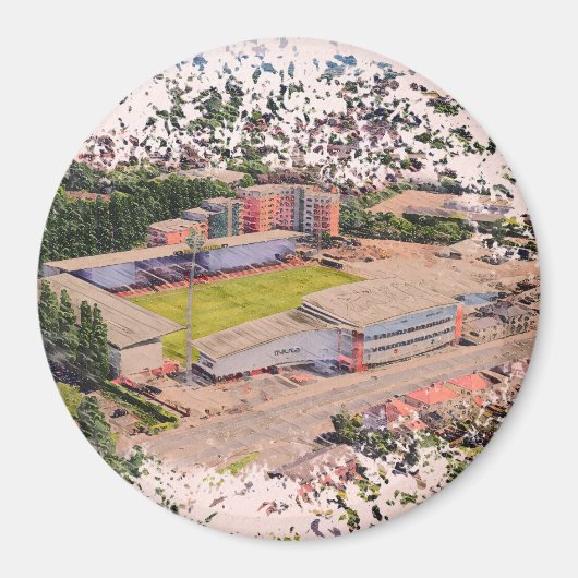 Wrexham AFC, Racecourse Ground Magneet (Voorkant)