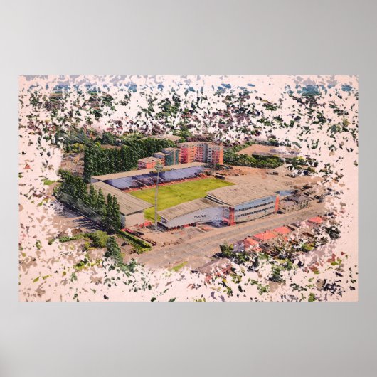 Wrexham AFC, Racecourse Ground Poster (Voorkant)