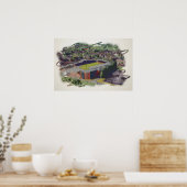 Wrexham AFC, Racecourse Ground Poster (Keuken)