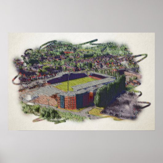 Wrexham AFC, Racecourse Ground Poster (Voorkant)
