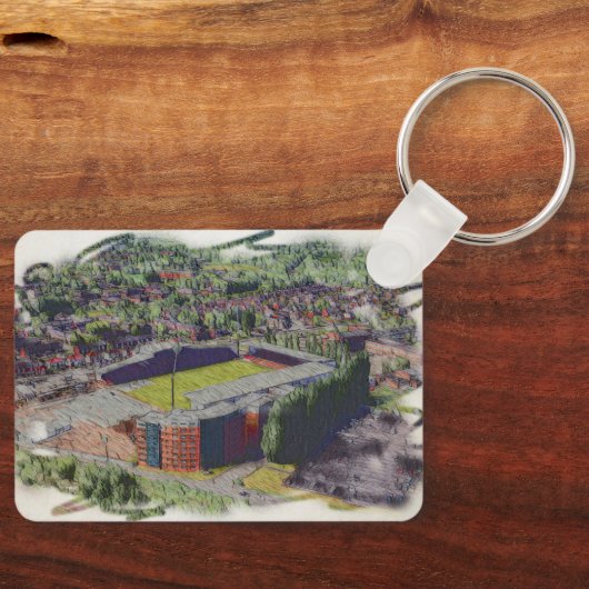 Wrexham AFC, Racecourse Ground Sleutelhanger (Voorkant)