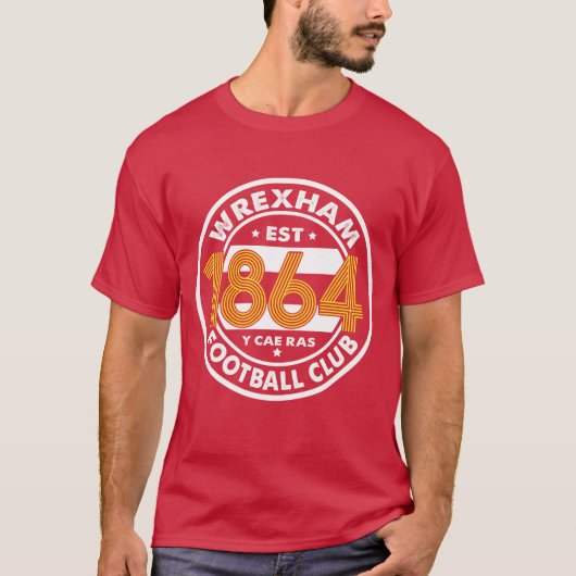 Wrexham FC 1864 geïnspireerd op t shirt (Voorkant)