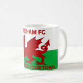 Wrexham Fc neemt je stad over Koffiemok (Voorkant rechts)