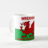 Wrexham Fc neemt je stad over Koffiemok (Voorkant links)