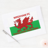 Wrexham Fc neemt je stad over Rechthoekige Sticker (Envelop)