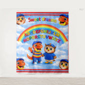 Wrexham hoot A rainbow sweet dreams, large wall ta Wandkleed (Voorkant)