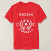 Wrexham Soccer Jersey Shirt TShirt (Design voorkant)