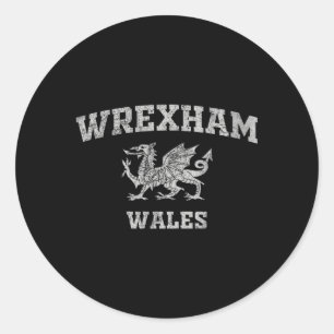 Wrexham Wales Ronde Sticker