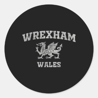 Wrexham Wales Ronde Sticker