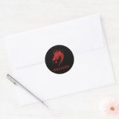 Wrexham Wales Welsh Wrexham Ronde Sticker (Envelop)