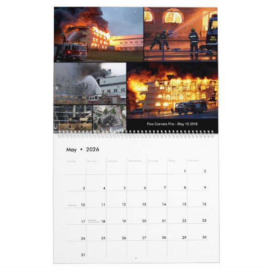WRFR hulpbrandweerlieden kalender 2019 11x14.25 (Mei 2026)