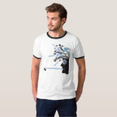 WRI Logo Ringer T T-shirt (Voorkant volledig)