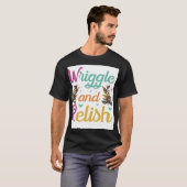 Wriemelen en genieten t-shirt (Voorkant volledig)