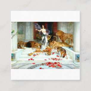 Wright Barker Circe Nyph Goddess of Magic Witch En Vierkante Visitekaartje