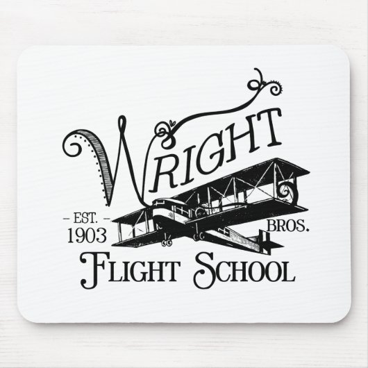 Wright Bros. Vliegschool Muismat (Voorkant)