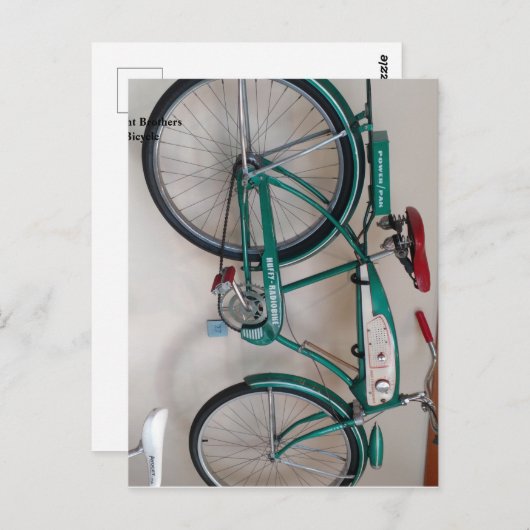 Wright Brothers Bicycle Briefkaart (Voorkant / Achterkant)