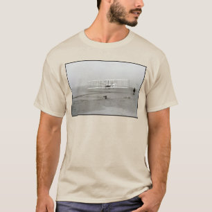 Wright Brothers Flyer Eerste Vliegtuigvlucht Lucht T-shirt