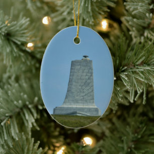 Wright Brothers Memorial Kat Hawk Keramisch Ornament