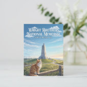 Wright Brothers National Memorial VS Briefkaart (Staand voorkant)