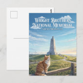 Wright Brothers National Memorial VS Briefkaart (Voorkant / Achterkant)