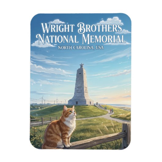 Wright Brothers National Memorial VS Magneet (Verticaal)