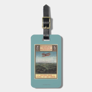 Wright Brothers Plane Bagagelabel