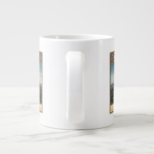 Wright Brothers Plane Grote Koffiekop (Achterkant)