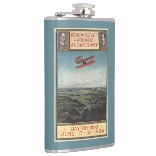 Wright Brothers Plane Heupfles (Rechts)