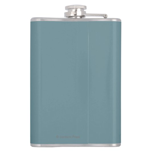 Wright Brothers Plane Heupfles (Achterkant)