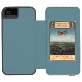 Wright Brothers Plane Incipio iPhone Portemonnee Hoesje (Agenda Open)