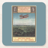 Wright Brothers Plane Kartonnen Onderzetters (Voorkant)