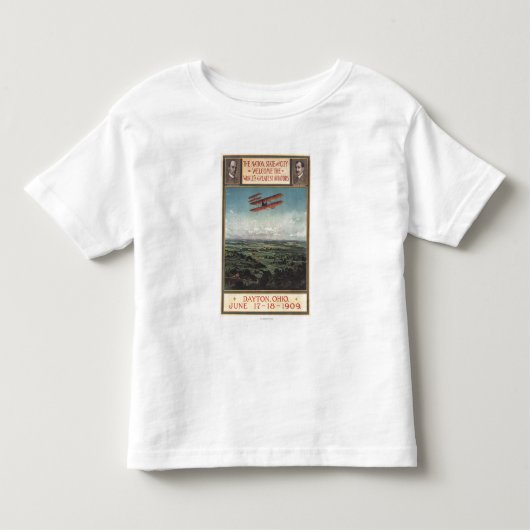 Wright Brothers Plane Kinder Shirts (Voorkant)