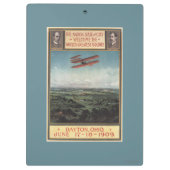 Wright Brothers Plane Klembord (Achterkant)