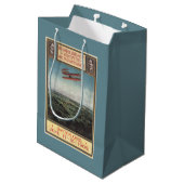 Wright Brothers Plane Medium Cadeauzakje (Achterkant Gekanteld)