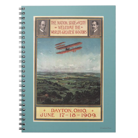 Wright Brothers Plane Notitieboek (Voorkant)