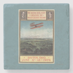 Wright Brothers Plane Stenen Onderzetter