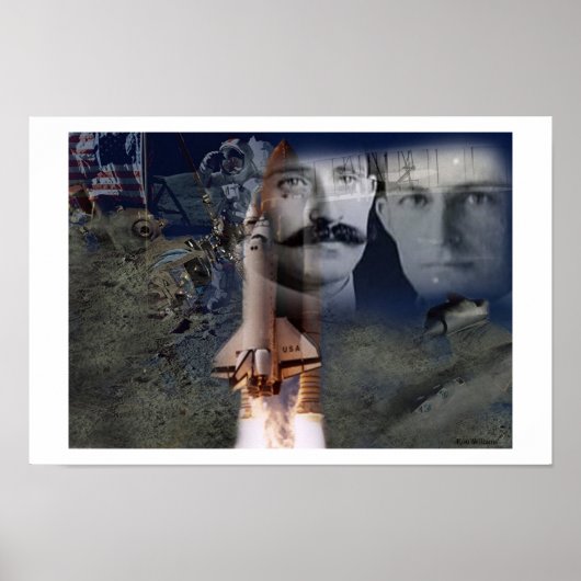 Wright Brothers Poster (Voorkant)