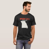 Wright City Missouri USA State America Travel Miss T-shirt (Voorkant volledig)