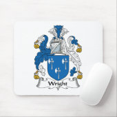Wright Family Crest Muismat (Met muis)
