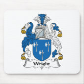 Wright Family Crest Muismat (Voorkant)
