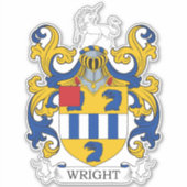 Wright Family Crest Sticker (Voorkant)