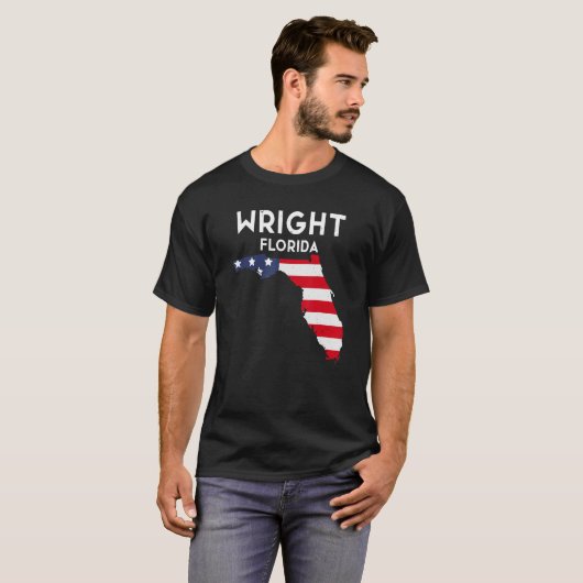 Wright Florida USA T-shirt (Voorkant volledig)