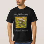 Wright Flyer, het Wright Brothers National Memoria T-shirt (Voorkant)