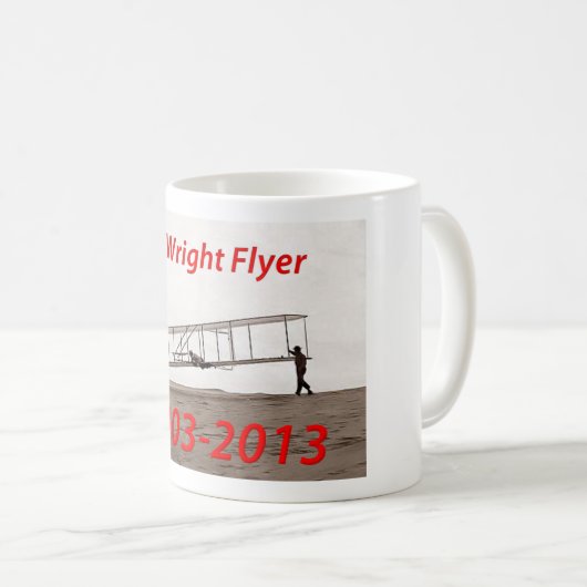 Wright Flyer-Jubileum (1903-2013) Koffiemok (Voorkant rechts)