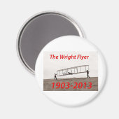 Wright Flyer Jubileum (1903-2013) Magneet (Voorkant / Achterkant)